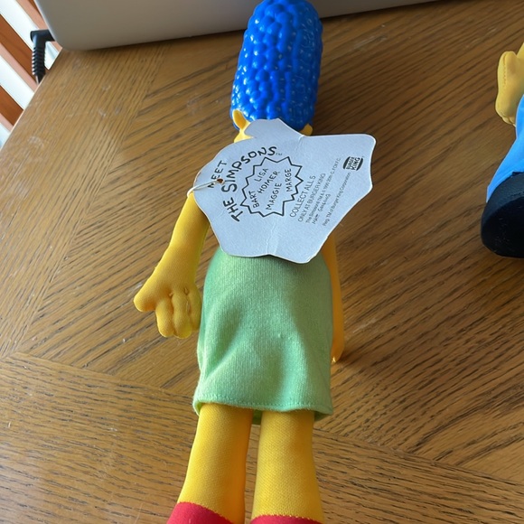 The Simpsons Vintage 1990 Burger King Plush Dolls, Complete Set of 5 NWT - Picture 11 of 12